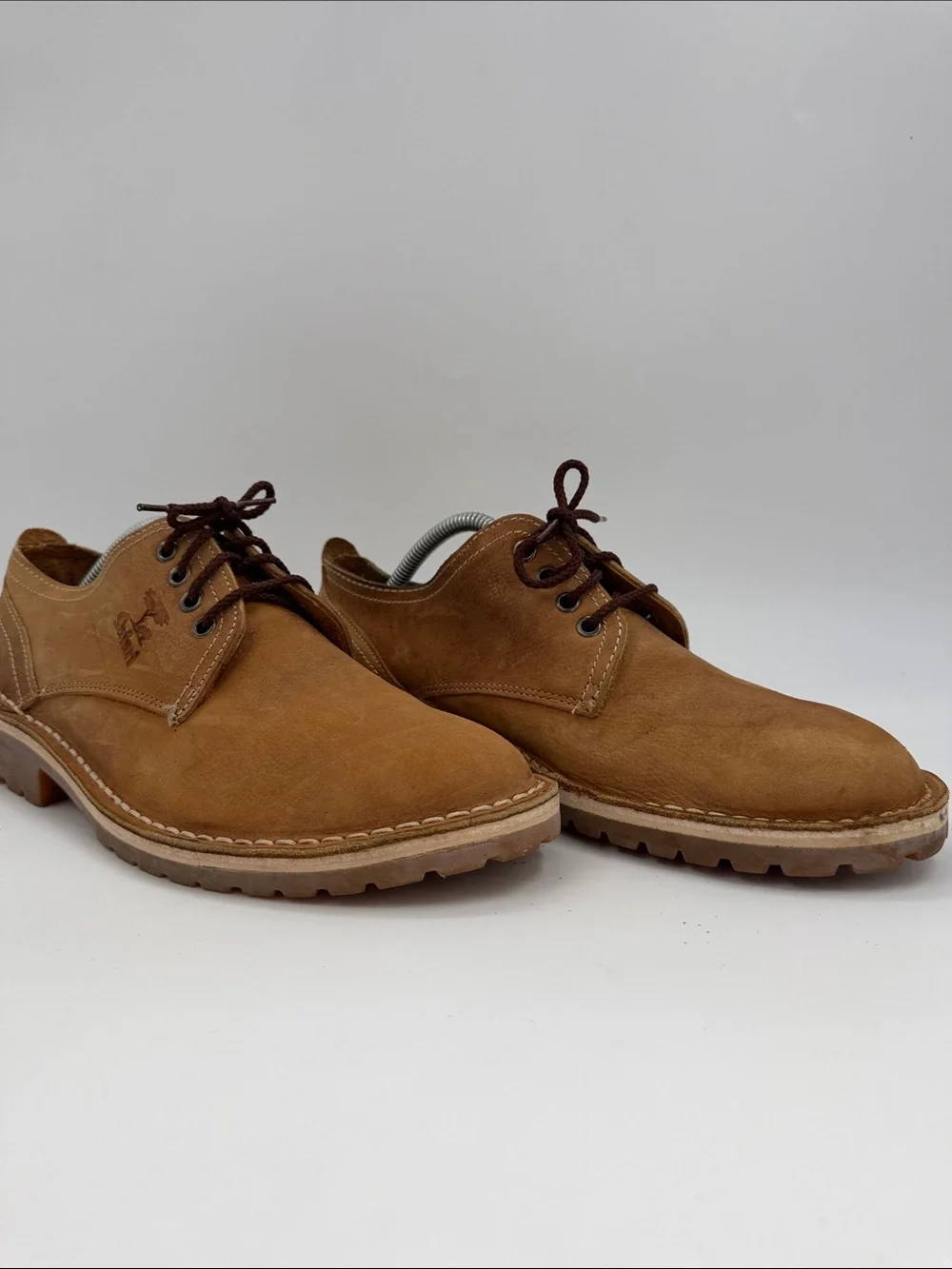 Authentic Bata Safari Kenya Low Cut Oxfords Desert Shoes Men's 9.5 Wheat NuBuck